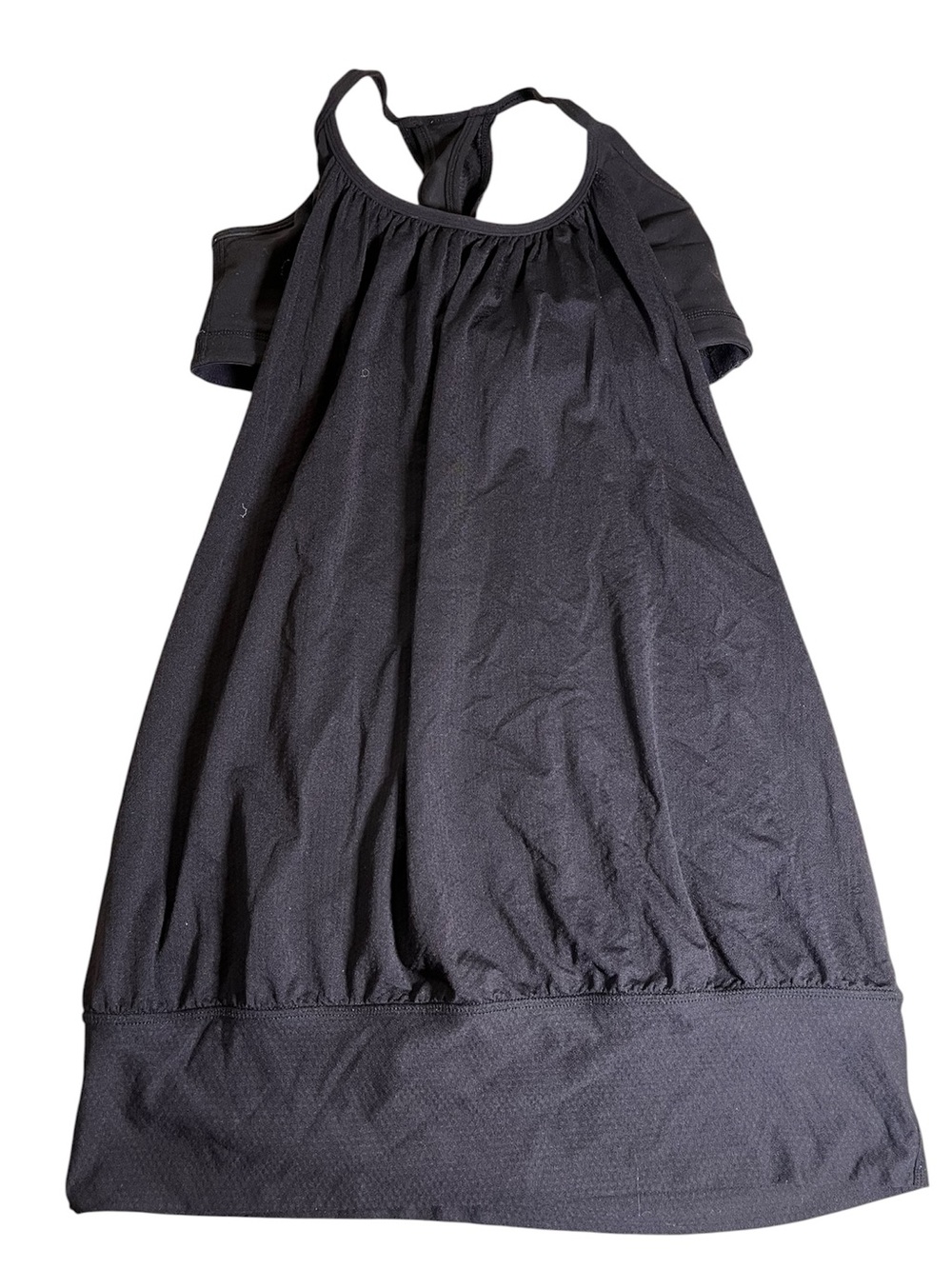 Lululemon No Limits Tank Top with a built-in sports bra. Black
Size 8